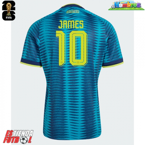 Colombia James Rodriguez #10 Segunda Equipación Mundial 2026 Manga Corta